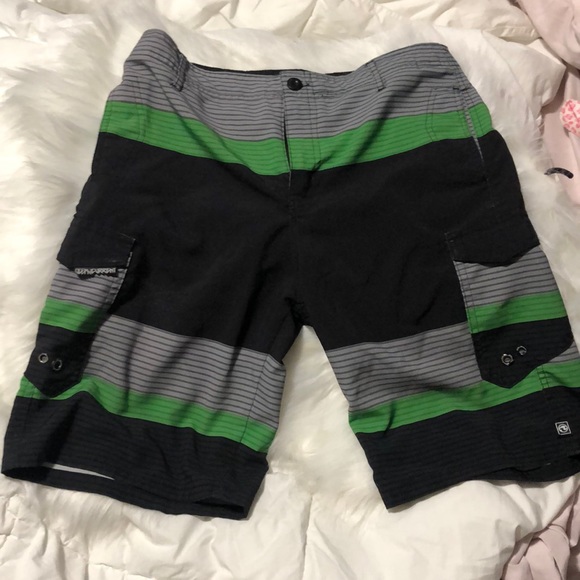 Swimming shorts with zipper and button - Picture 1 of 4